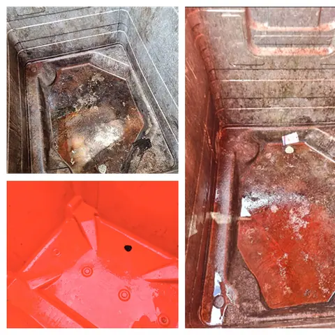 Commercial bin cleaning