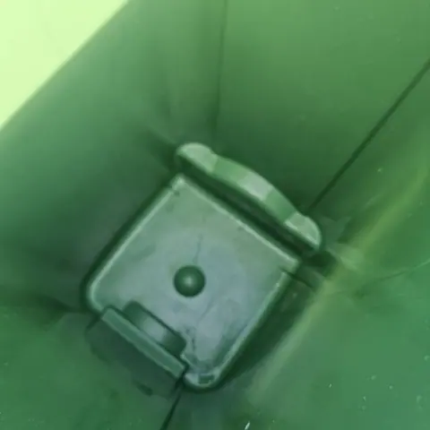 Freshly cleaned wheelie bin