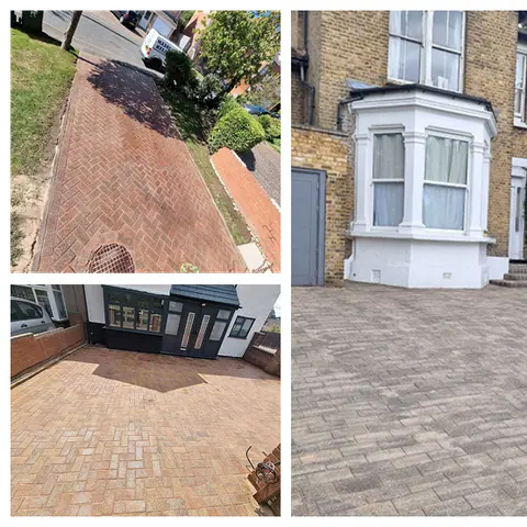 Block paving driveways