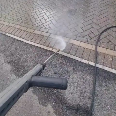 Driveway cleaning and sealing