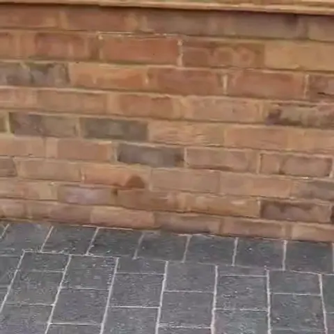 Patio pressure washing