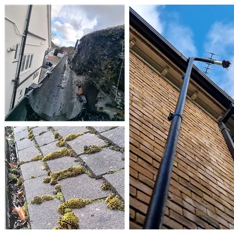 Gutter vacuum cleaning